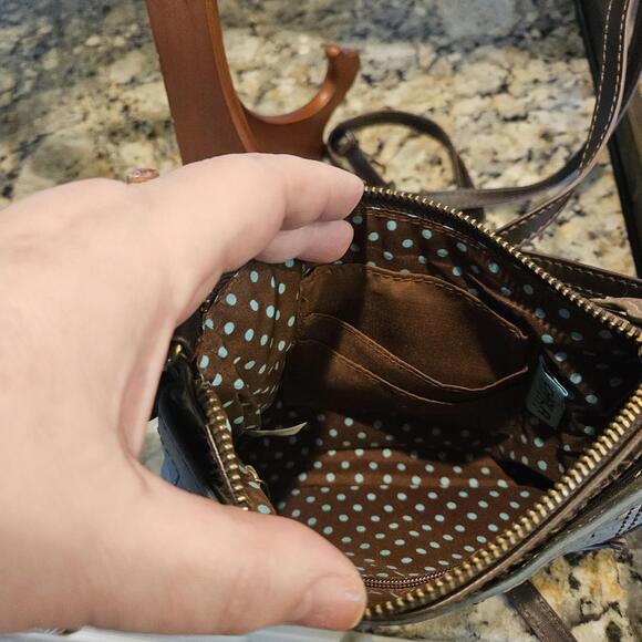 Chala Dachshund Crossbody Purse 2 Pockets - Picture 8 of 9